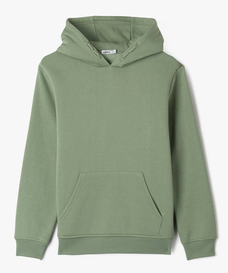 Sweat molletonné à capuche garçon[MISSING]